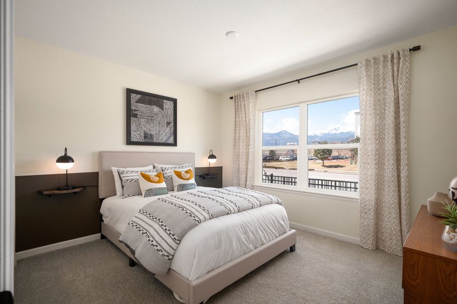 Representative furnished interior of a home built from the Oliver by Lokal Homes in The Commons at Victory Ridge, Colorado Springs (Image 8).
