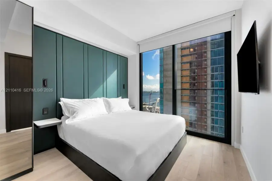 Furnished interior view inside a new home in , Miami (Image 9).