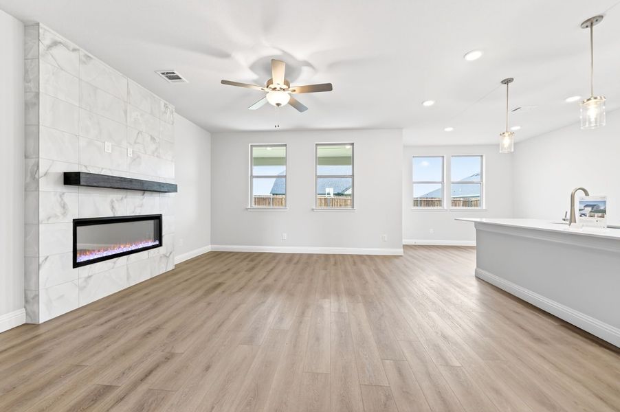 Representative unfurnished interior of a home built from the The Redbud A by Davidson Homes LLC in Meadow Ridge Estates, Josephine (Image 18). Representative unfurnished interior of a home built from the The Redbud A by Davidson Homes LLC in Meadow Ridge Estates, Josephine (Image 18).
