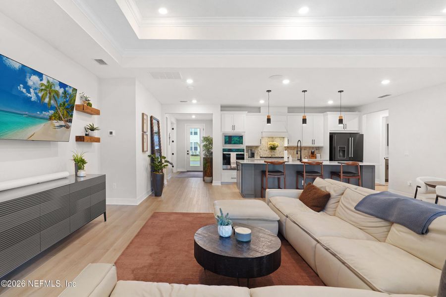 Furnished interior view inside a new home in , Jacksonville (Image 32).