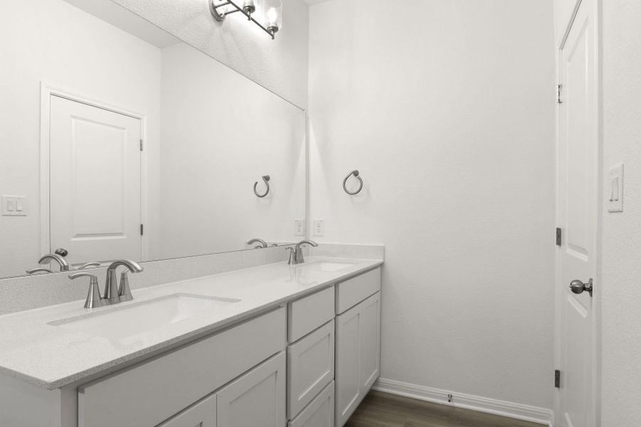 Furnished interior view inside a new home in Trace, San Marcos (Image 33).