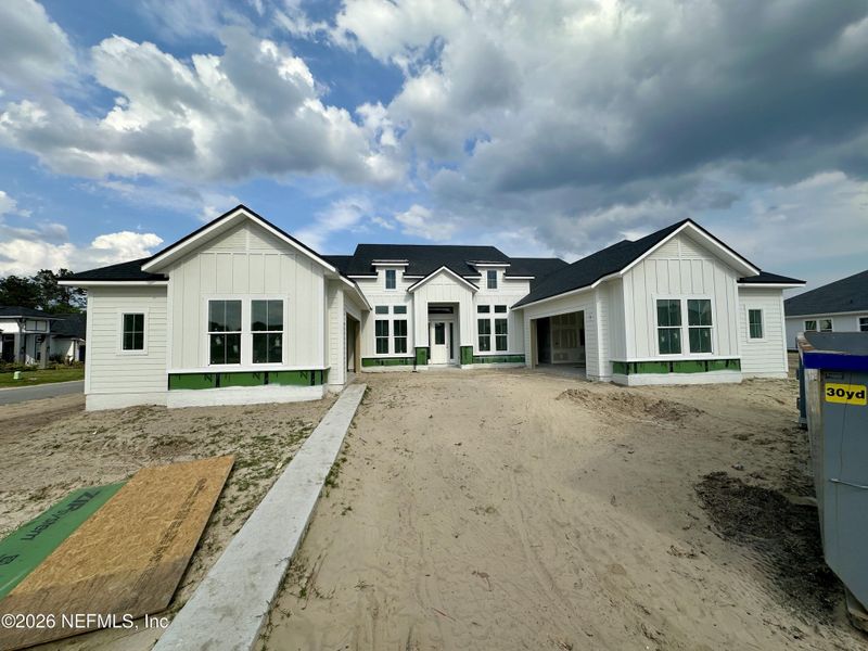 In-progress construction of a new home in SilverLeaf, St. Augustine, FL (Image 12).
