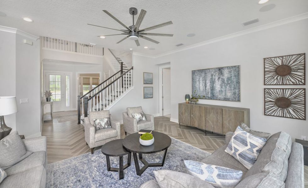 Furnished interior view inside a new home in Middlebourne, St. Johns (Image 11).
