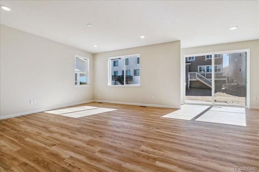 Spacious, unfurnished interior of a new home in Floret Collection at Alder Creek, Parker (Image 19).