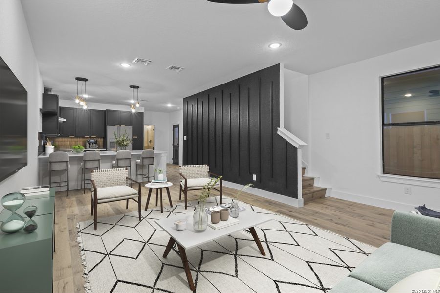 Furnished interior view inside a new home in , San Antonio (Image 40).