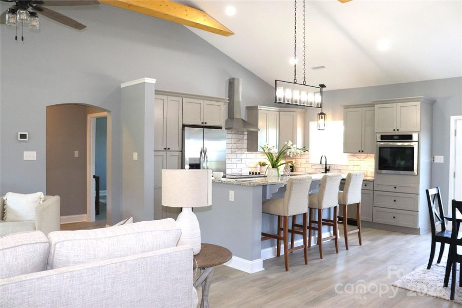 Furnished interior view inside a new home in , Lenoir (Image 37).