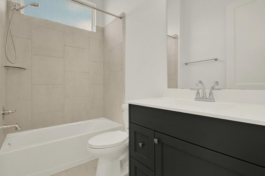 Furnished interior view inside a new home in , Katy (Image 10).