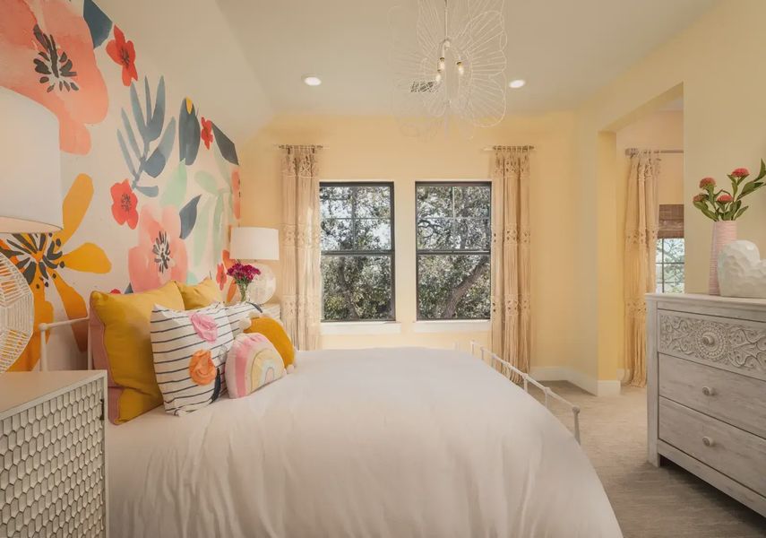 Furnished interior view inside a new home in Parmer Ranch, Georgetown (Image 16).