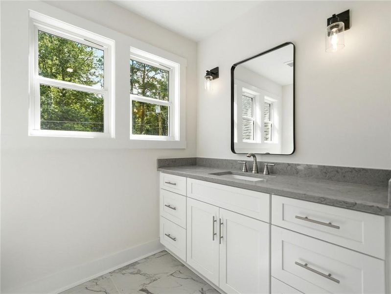 Furnished interior view inside a new home in , Marietta (Image 11).