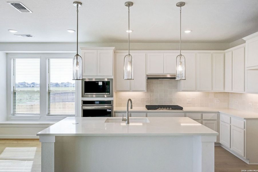 Furnished interior view inside a new home in Legacy at Lake Dunlap, New Braunfels (Image 8).