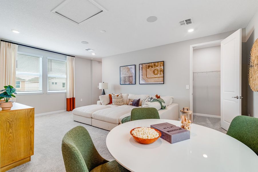 Furnished interior view inside a new home in The Waters at Center Lake Ranch, St. Cloud (Image 40).