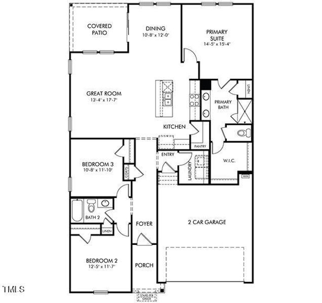 Floor plan 283 White Birch Lane