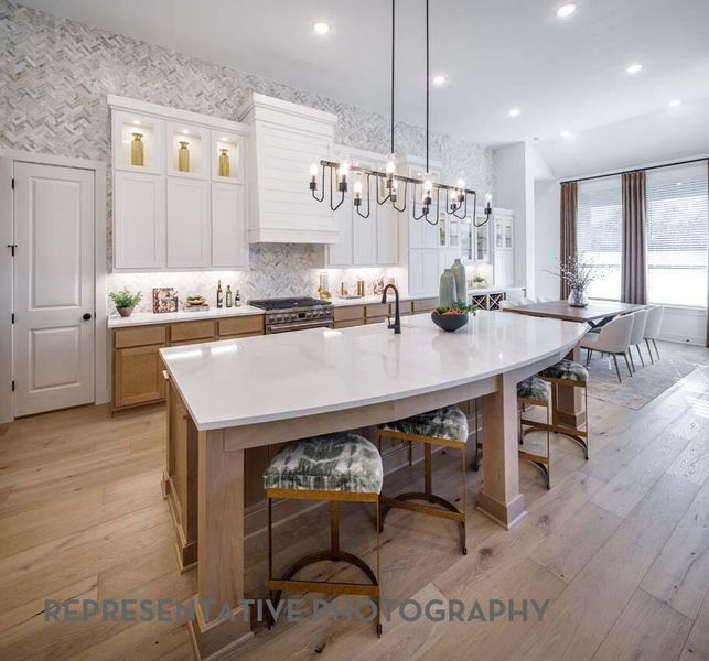 Furnished interior view inside a new home in Santa Rita Ranch, Liberty Hill (Image 7).