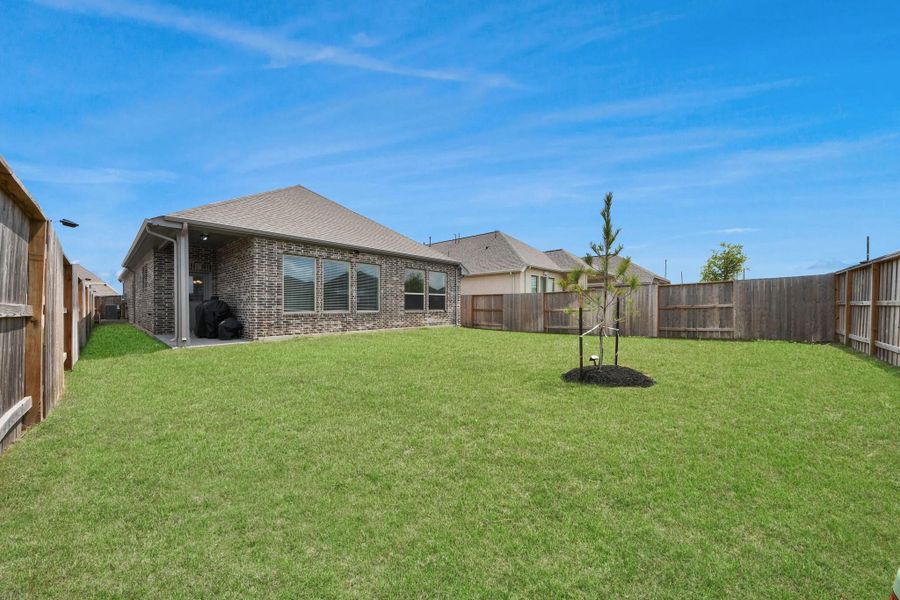 Angle backyard view.