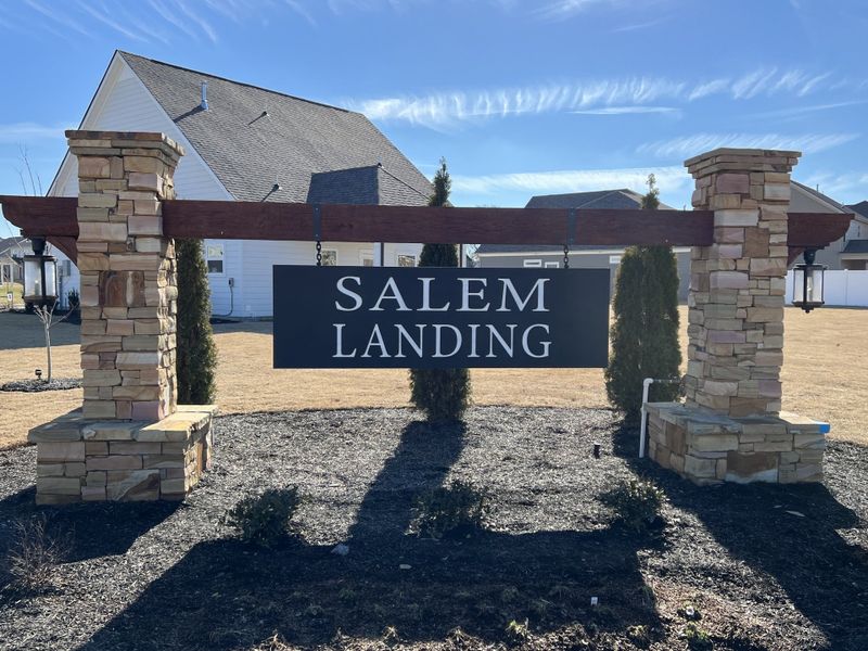 Entrance to the Salem Landing community in Murfreesboro, TN, featuring signage and landscaping (Image 1). Entrance to the Salem Landing community in Murfreesboro, TN, featuring signage and landscaping (Image 1).