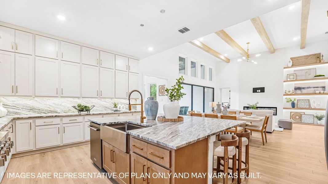 Representative furnished interior of a home built from the The Bremond by D.R. Horton in Sola Vista at West Cypress Hills, Briarcliff (Image 15).