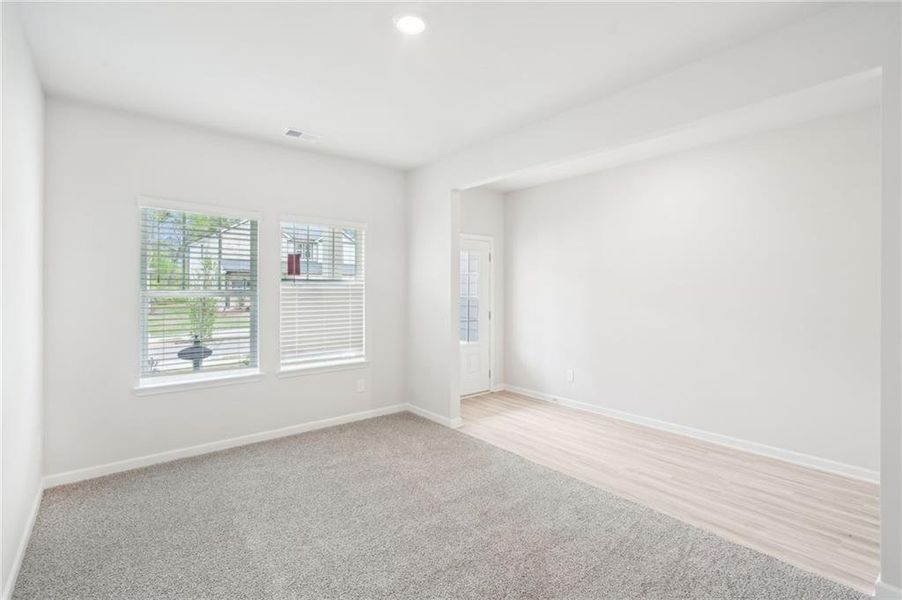 Spacious, unfurnished interior of a new home in Westmont Preserve, Powder Springs (Image 34). Spacious, unfurnished interior of a new home in Westmont Preserve, Powder Springs (Image 34).