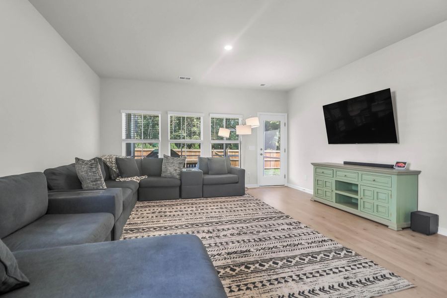 Furnished interior view inside a new home in Sweetgrass at Summers Corner: Arbor Collection, Summerville (Image 4).