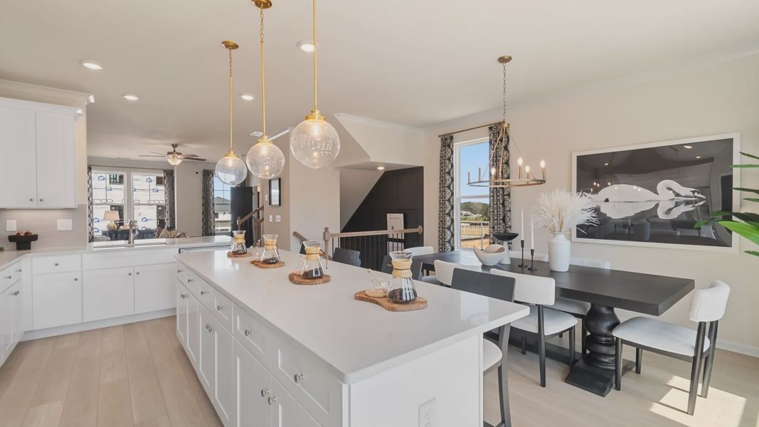 Furnished interior view inside a new home in Silverock, McDonough (Image 13).