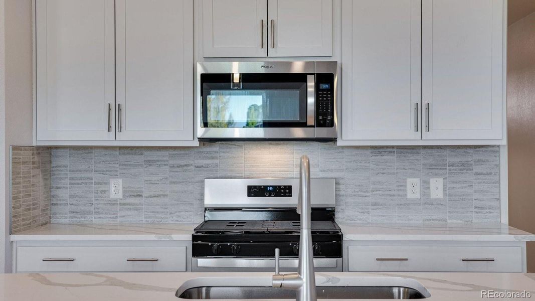 Close-up of interior finishes inside a home in Trails at Crowfoot, Parker (Image 18).