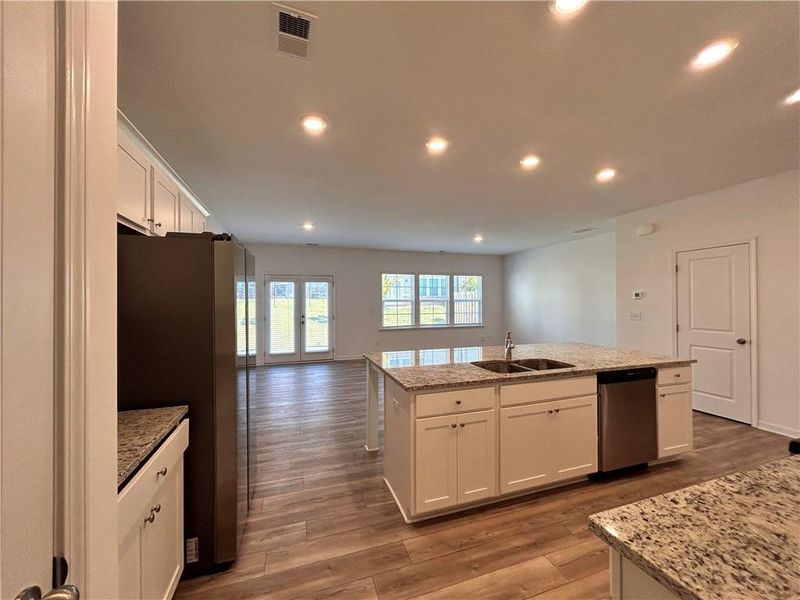 Furnished interior view inside a new home in , Suwanee (Image 13).