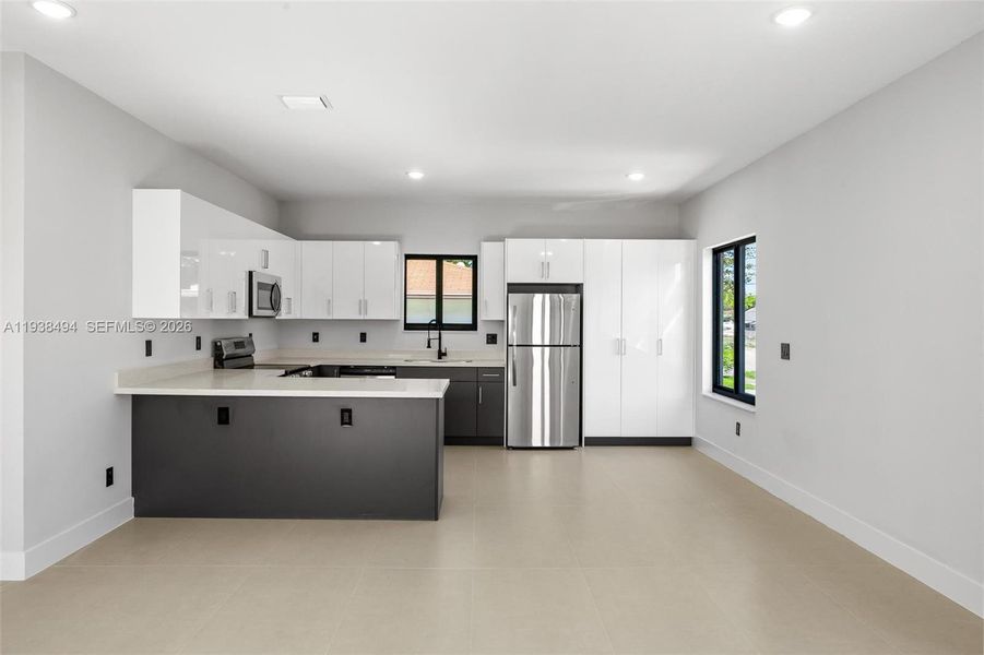 Furnished interior view inside a new home in , Hallandale Beach (Image 9).