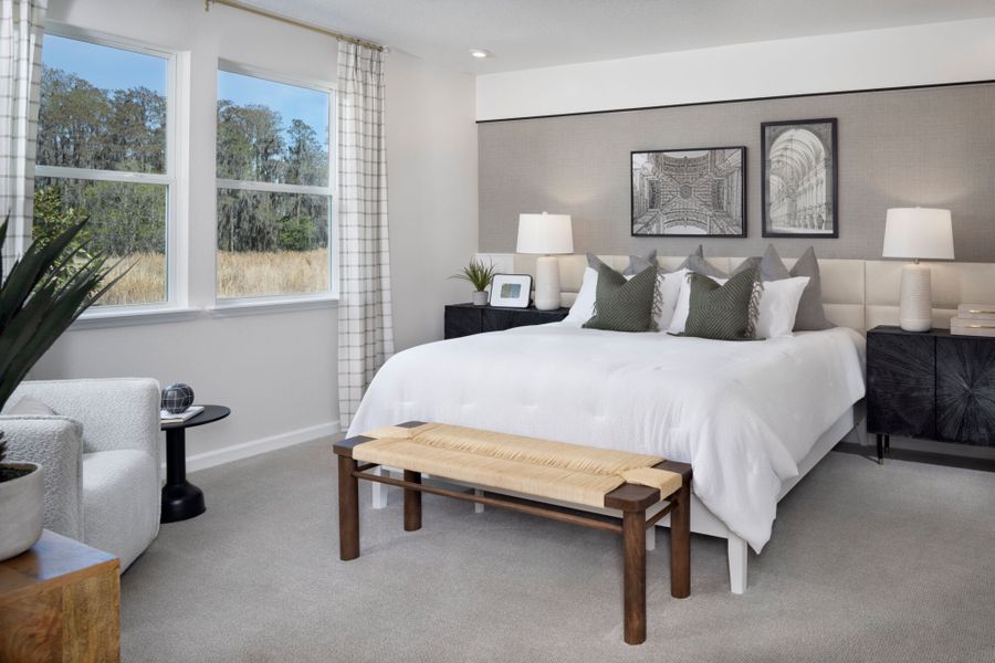 Representative furnished interior of a home built from the Saratoga by Mattamy Homes in Lakes at Bella Lago, Green Cove Springs (Image 9).