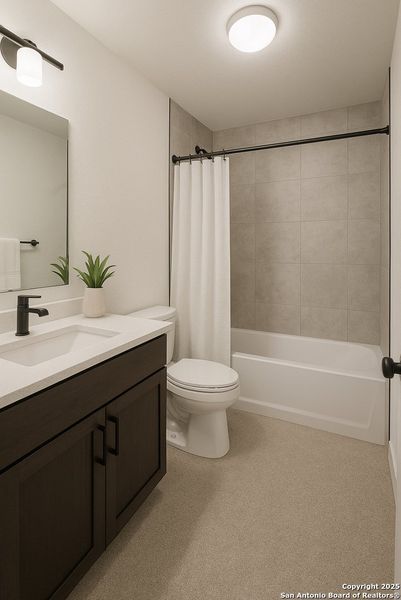 Furnished interior view inside a new home in , San Antonio (Image 3).