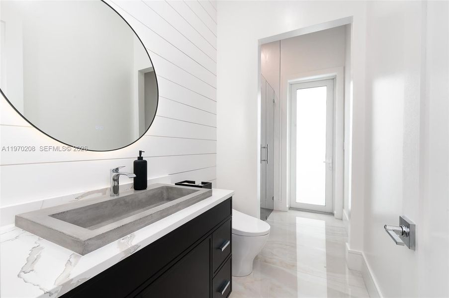 Furnished interior view inside a new home in , Lighthouse Point (Image 10).