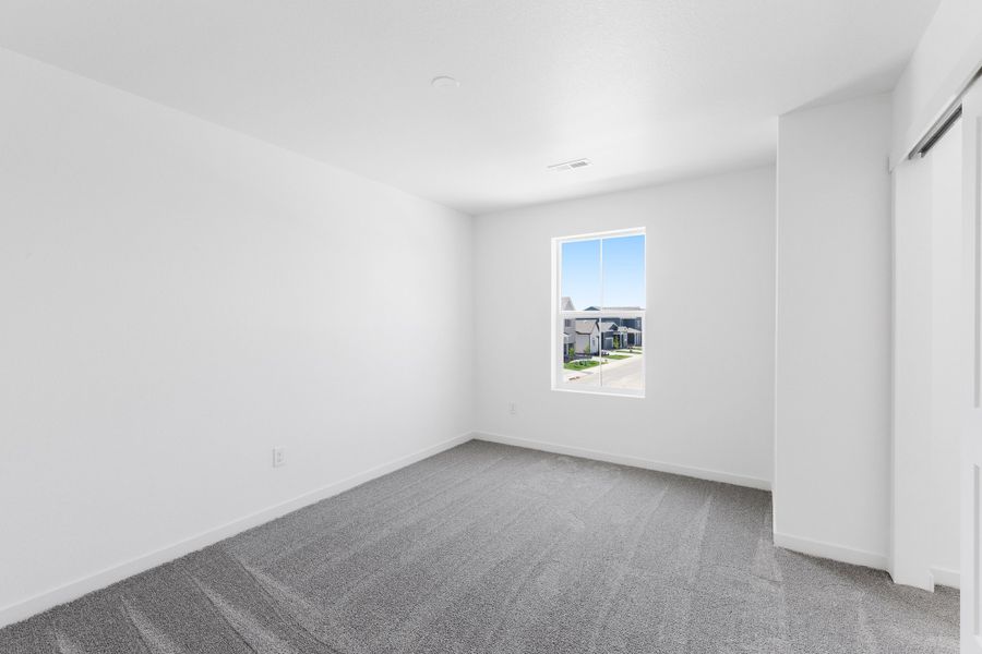 Representative unfurnished interior of a home built from the Bloom Series - Wallflower by Brightland Homes in Granary, Johnstown (Image 20). Representative unfurnished interior of a home built from the Bloom Series - Wallflower by Brightland Homes in Granary, Johnstown (Image 20).