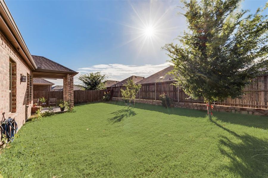 Front exterior of a new home in , Aubrey, TX, highlighting curb appeal (Image 22).