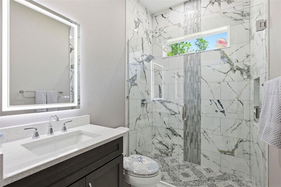 Furnished interior view inside a new home in , Beverly Hills (Image 51).