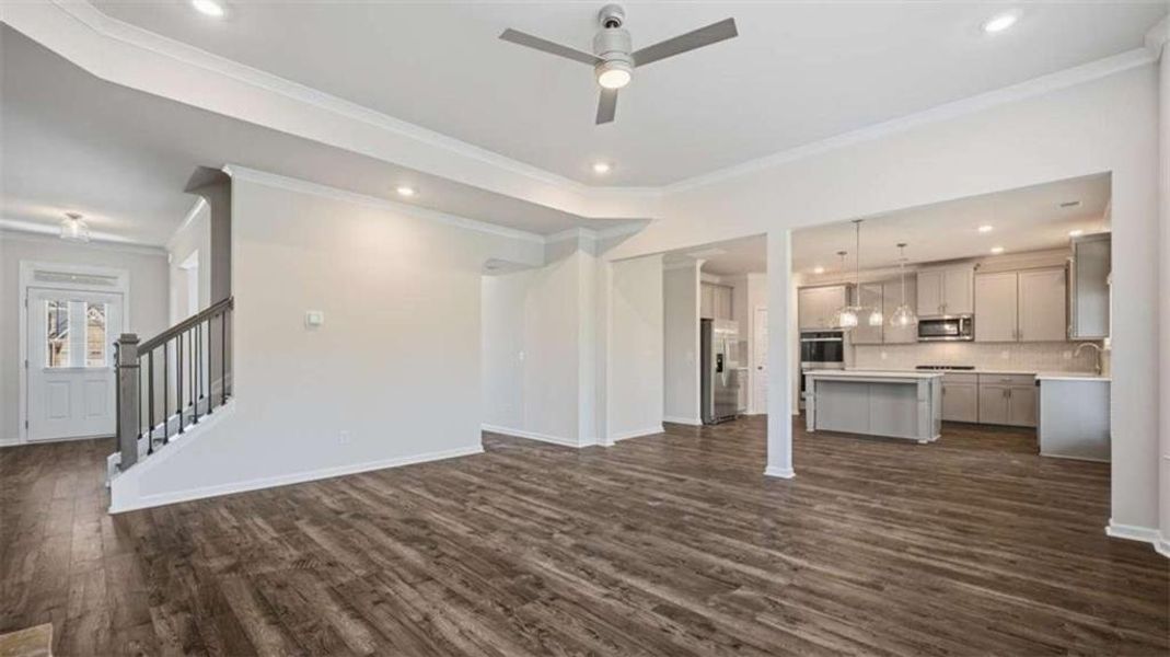 Spacious, unfurnished interior of a new home in Water Oak Estates, Lawrenceville (Image 17).