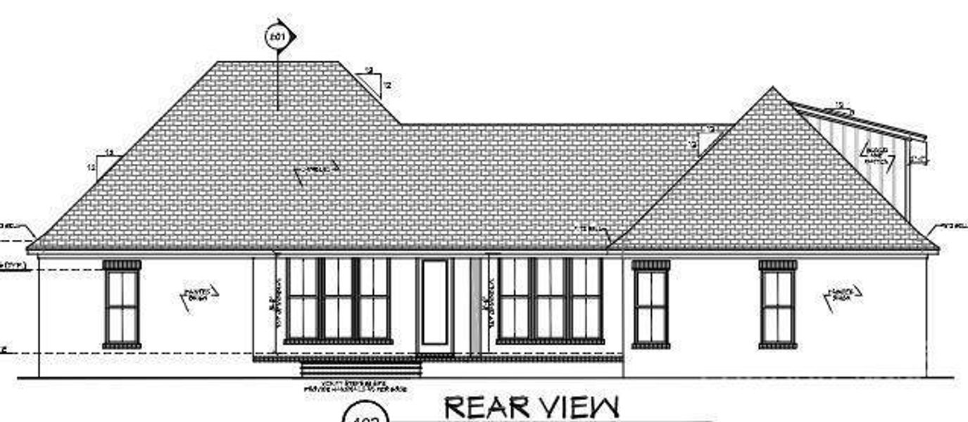 Exterior rendering of this home design in , Mount Gilead, NC (Image 2).