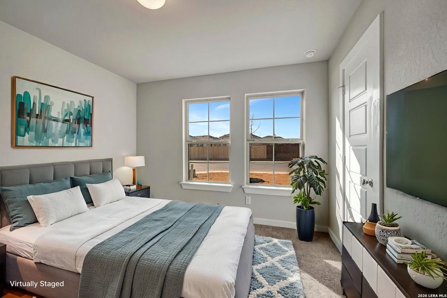 Furnished interior view inside a new home in Winding Brook, San Antonio (Image 17).