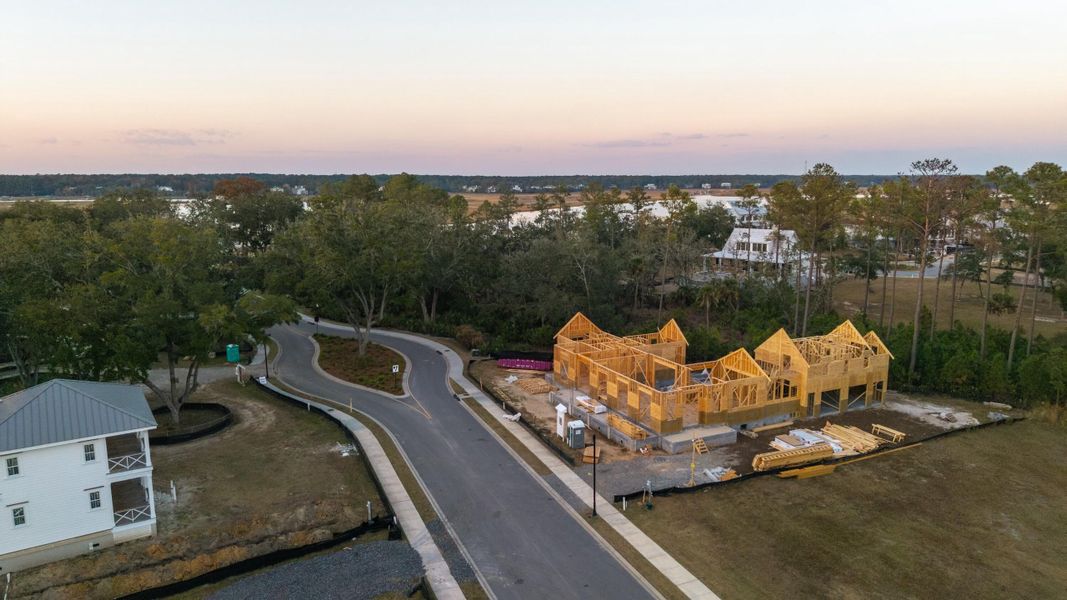 In-progress construction of a new home in , Charleston, SC (Image 50).