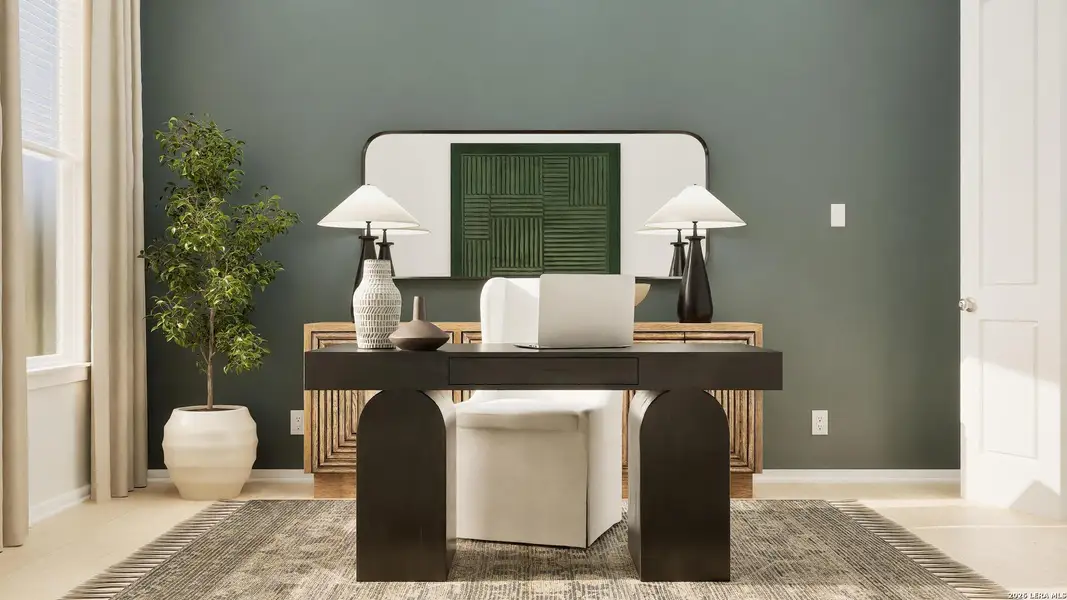 Furnished interior view inside a new home in Gatehouse, New Braunfels (Image 10).