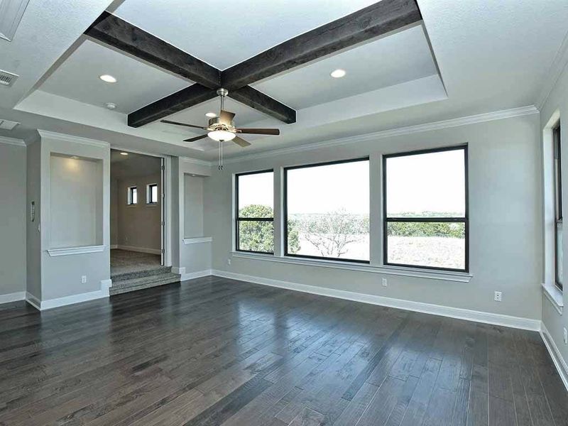 Image 194 representing the Santa Barbara II by Giddens Homes in Scofield Farms Estates, Georgetown, TX.