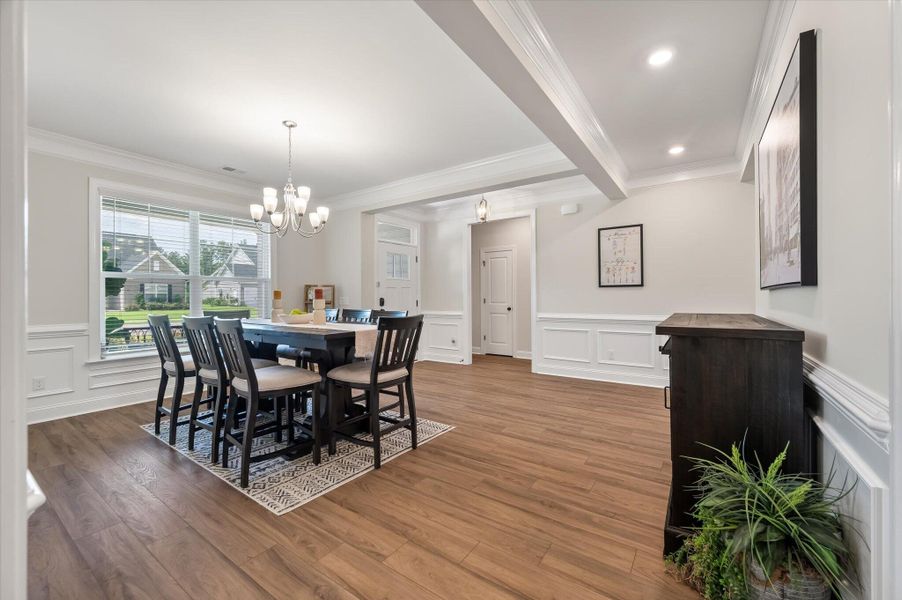 Furnished interior view inside a new home in The Enclave at French Quarter Creek, Huger (Image 15).