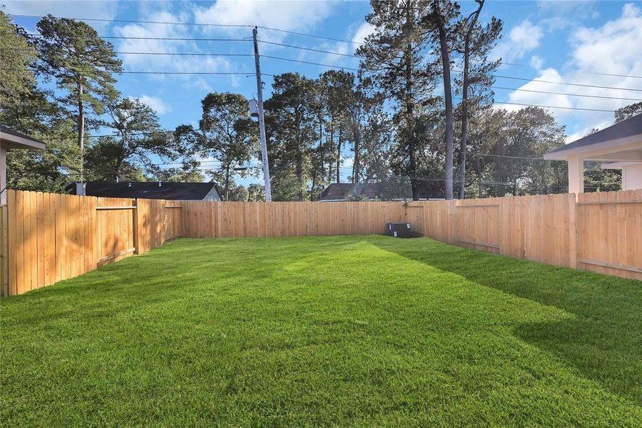 Exterior details and patio area of a home in River Ranch, Dayton (Image 2). Exterior details and patio area of a home in River Ranch, Dayton (Image 2).