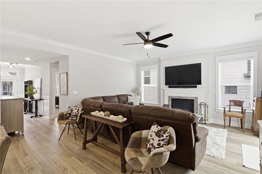 Furnished interior view inside a new home in Marble Tree, Ball Ground (Image 33).
