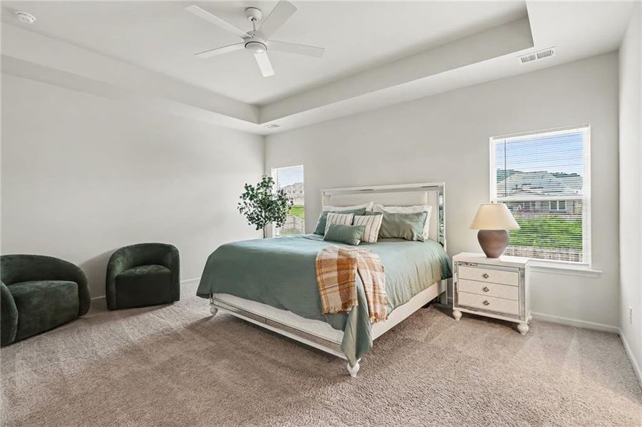 Furnished interior view inside a new home in , Cartersville (Image 7).