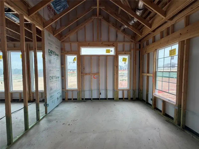 In-progress construction of a new home in Lariat, Liberty Hill, TX (Image 4).