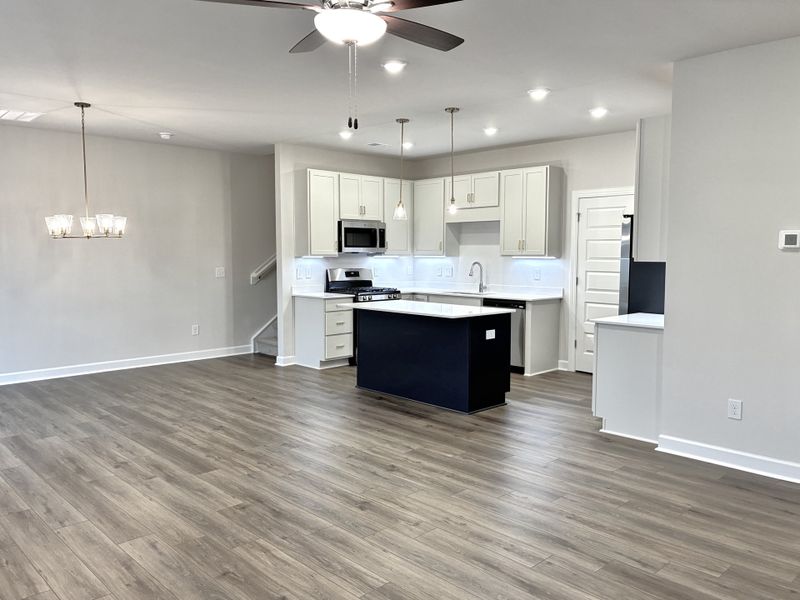Furnished interior view inside a new home in Reidville Town Center, Reidville (Image 5).