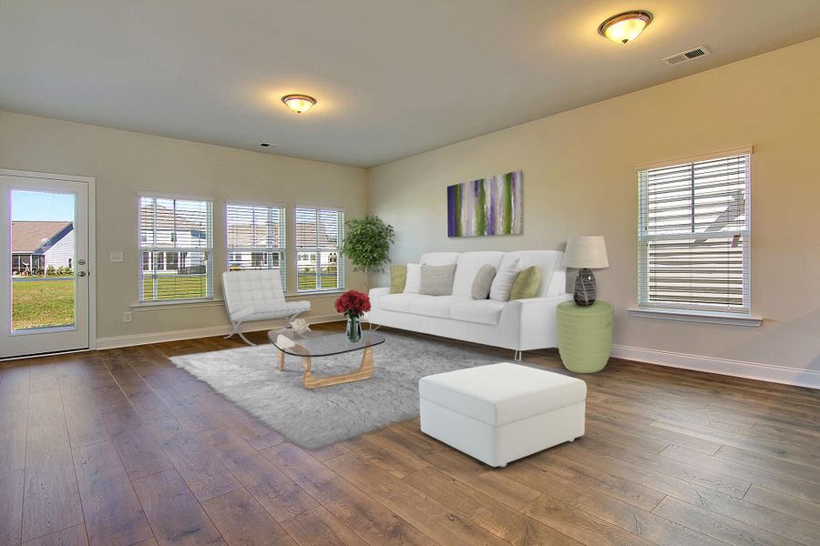 Furnished interior view inside a new home in Cypress Preserve, Moncks Corner (Image 3).