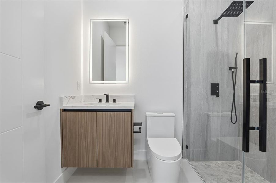 Furnished interior view inside a new home in , Tampa (Image 48).