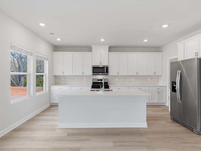Furnished interior view inside a new home in Shiloh Valley, Piedmont (Image 3).