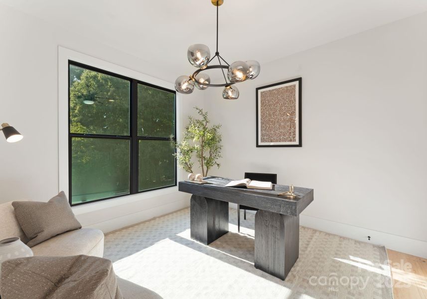 Furnished interior view inside a new home in , Charlotte (Image 17). Furnished interior view inside a new home in , Charlotte (Image 17).