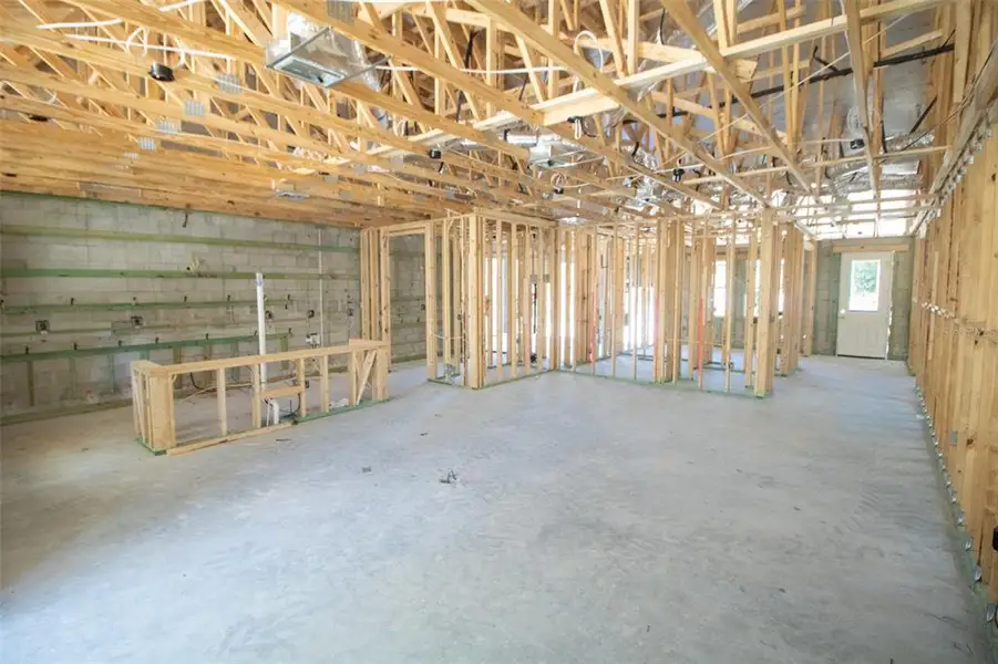 In-progress construction of a new home in Pine Ridge Estates, Beverly Hills, FL (Image 5).