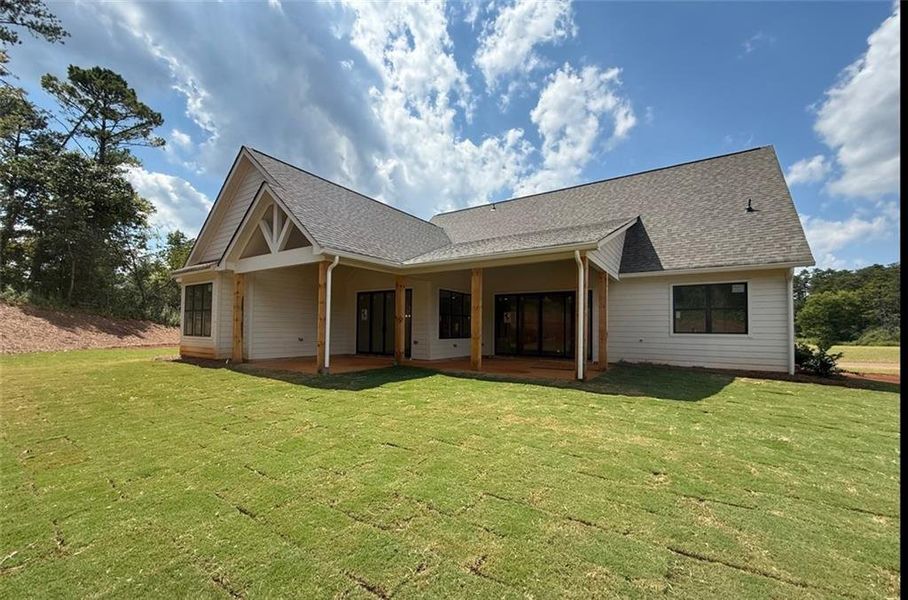 Exterior details and patio area of a home in , Rydal (Image 2). Exterior details and patio area of a home in , Rydal (Image 2).